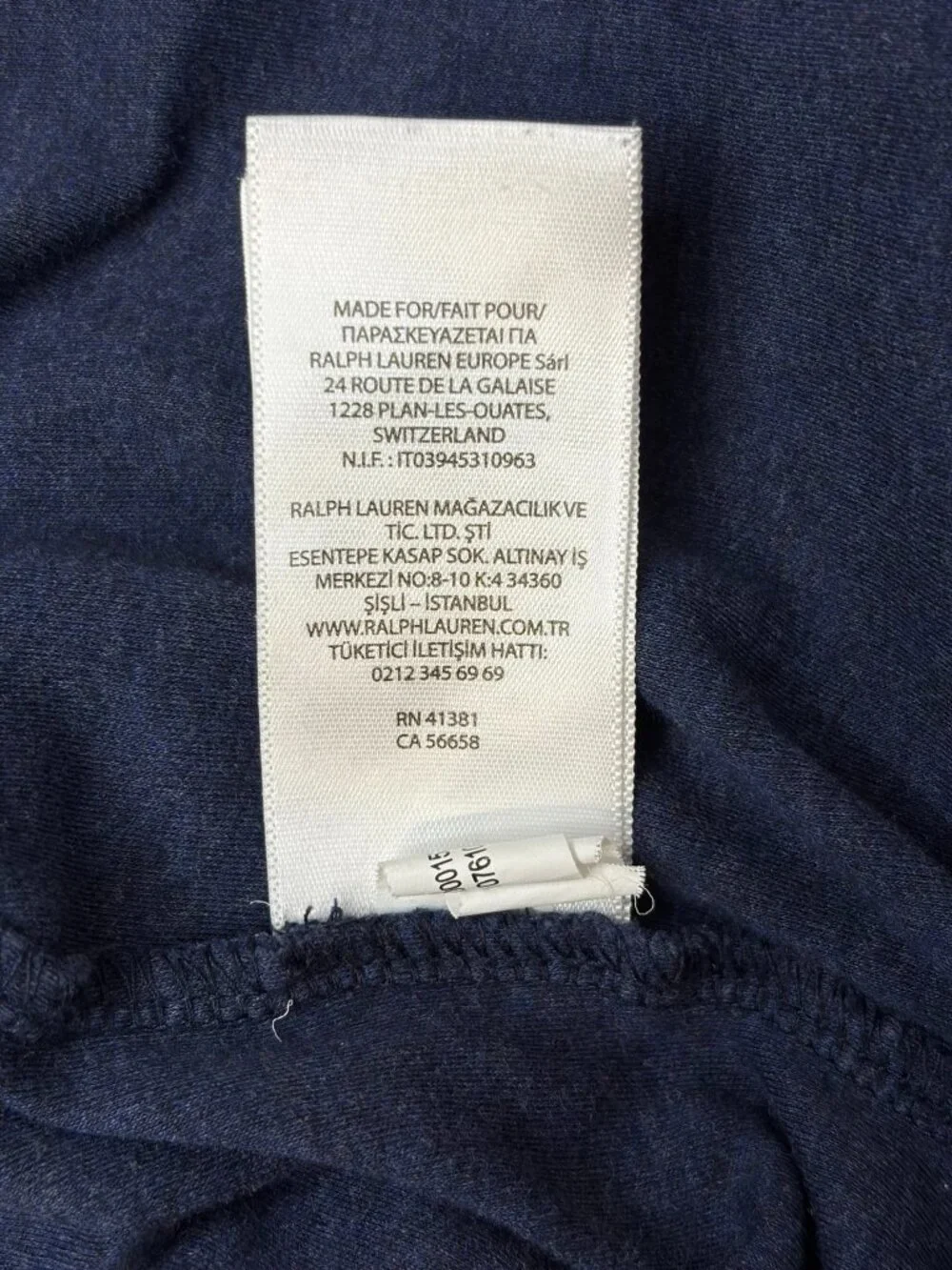 Polo Ralph Lauren Long Sleeve Polo Shirt XL Blue Classic Fit 100% Cotton Mens